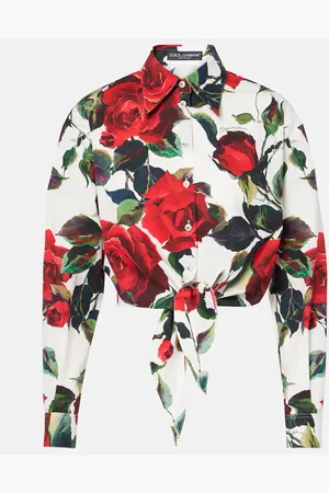 Dolce & Gabbana Camisa de algodón floral
