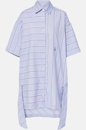 J.W.Anderson Vestido camisero de mezcla de algodón