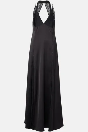 Ilkyaz Ozel Vestido de fiesta Paige de satén y encaje
