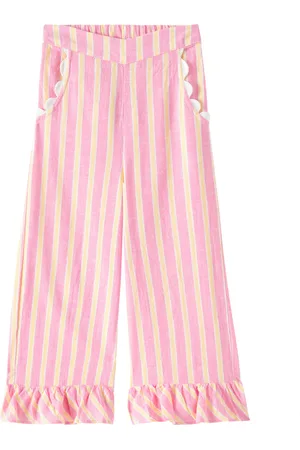 Louise Misha Pantalones Loukie de lino y algodón a rayas