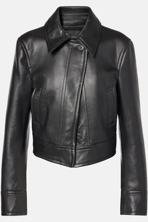 Joseph Chaqueta Caron de piel cropped