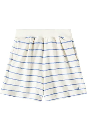 BONPOINT Shorts Cornelia de mezcla de algodón a rayas