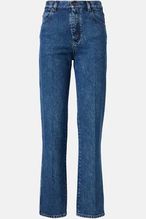 Loro Piana Jeans rectos Brooke de tiro medio