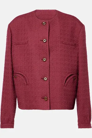 Blazé Milano Blazé Milano Chaqueta Rush Gliss de bouclé de mezcla de algodón
