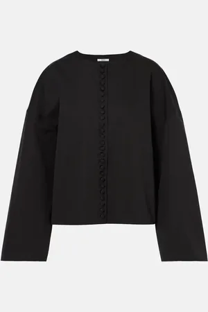 Fforme Chaqueta Fish oversized de algodón