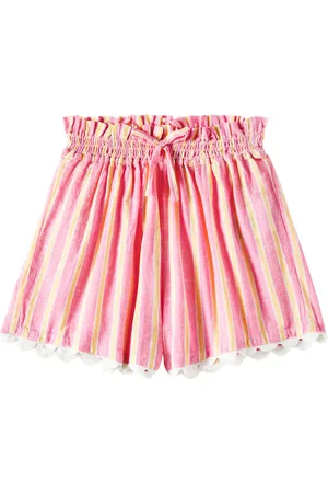 Louise Misha Shorts Clemoune de algodón y lino