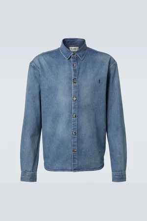 Saint Laurent Camisa de denim