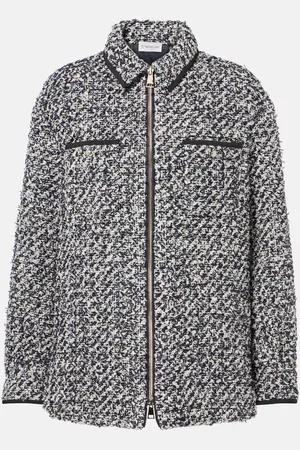 Moncler Chaqueta de plumas de tweed