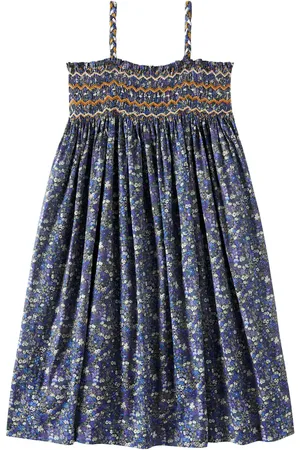 BONPOINT Vestido Frances de algodón con volantes