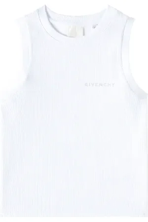 Givenchy Tank top de algodón acanalado