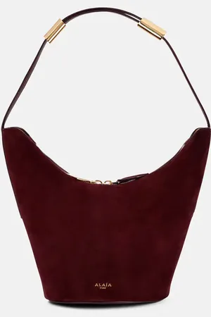 Alaïa Alaïa Bolso al hombro Shape Small de ante y piel