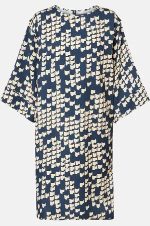 VALENTINO Vestido midi de Cady Couture estampado