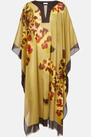 DRIES VAN NOTEN Pareo de algodón floral