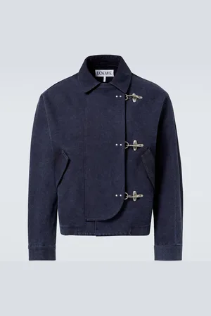 Loewe Chaqueta de sarga de algodón