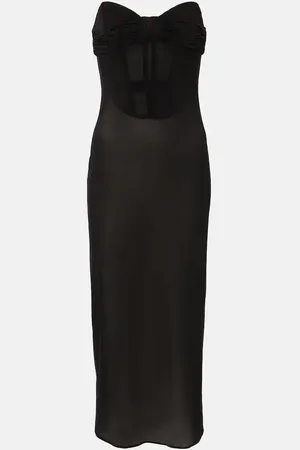 MAGDA BUTRYM Vestido midi de satén