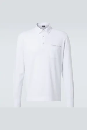 Ermenegildo Zegna Polo de algodón con logo
