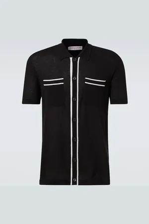 Orlebar Brown Polo de algodón y seda