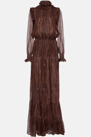 Saint Laurent Vestido de fiesta de seda