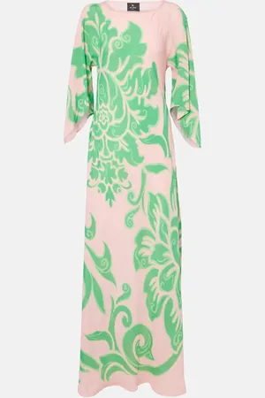 Etro Vestido largo con paisley