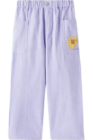 Jelly Mallow Pantalones rectos Lion de algodón