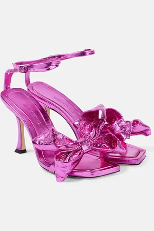 Jimmy Choo Sandalias Staz 90 de piel metalizada