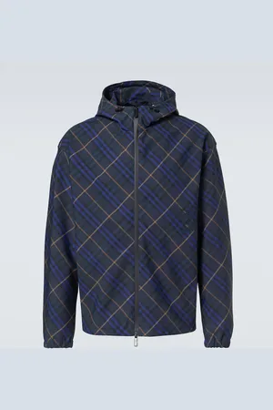 Burberry Cortavientos a cuadros