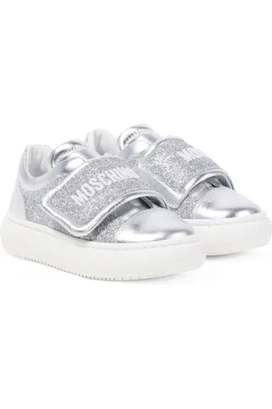 Moschino Zapatillas de piel con logo