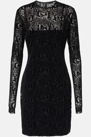 Givenchy Vestido corto 4G de tul estampado