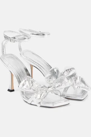Jimmy Choo Sandalias Staz 90 de piel metalizada