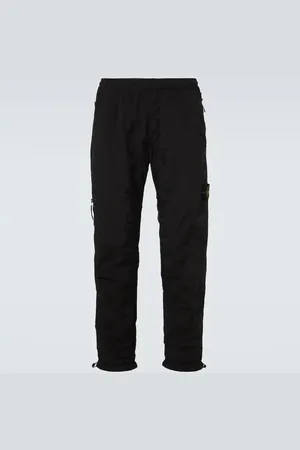 Stone Island Pantalones rectos técnicos con logo