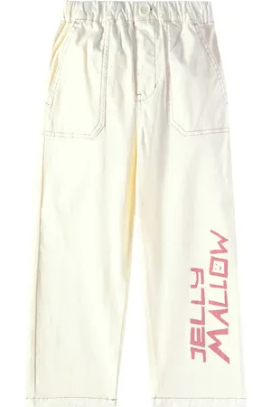 Jelly Mallow Pantalones rectos JM en mezcla de algodón