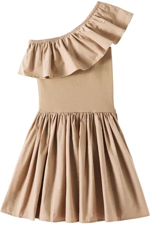 Molo Vestido Chloey de algodón con volantes