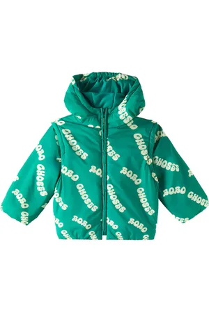 Bobo Choses Chaqueta acolchada con capucha y logo