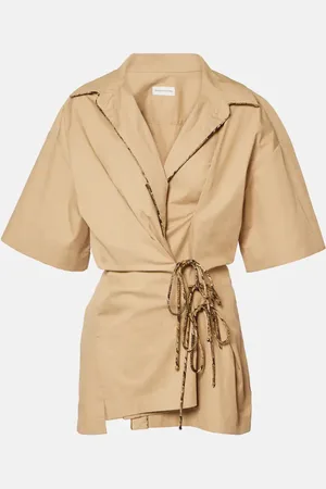 DRIES VAN NOTEN Camisa de sarga de algodón