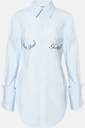 Jean Paul Gaultier Camisa en popelín de mezcla de algodón