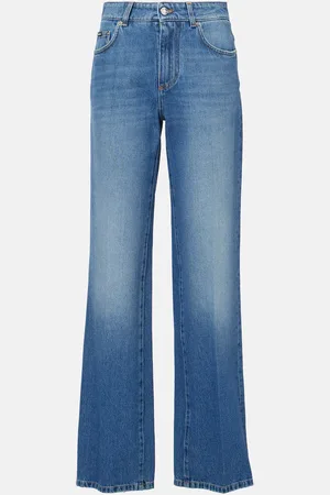 Dolce & Gabbana Jeans anchos de tiro alto