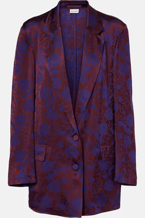 DRIES VAN NOTEN Blazer de jacquard floral