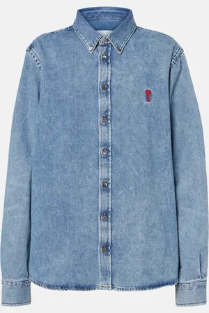Ami Camisa Ami de Coeur de denim