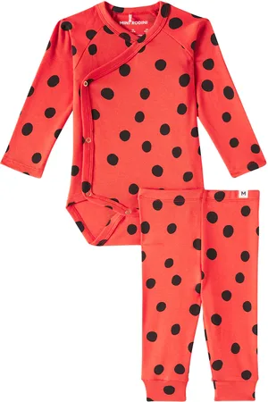 Mini Rodini Bebé - set de body y pantalón de algodón