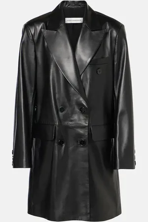 Nour Hammour Chaqueta biker Edie de piel