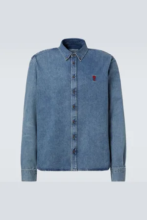 Ami Camisa Ami De Cœur de denim