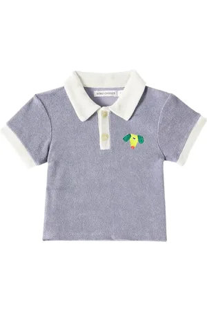 Bobo Choses Bebé - polo Happy Dog en mezcla de algodón