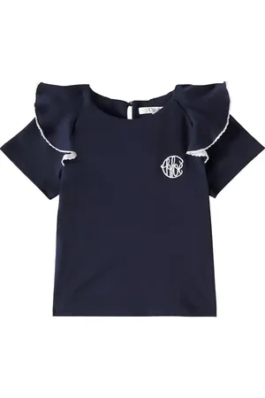 Chloé Chloé Kids Top de algodón bordado