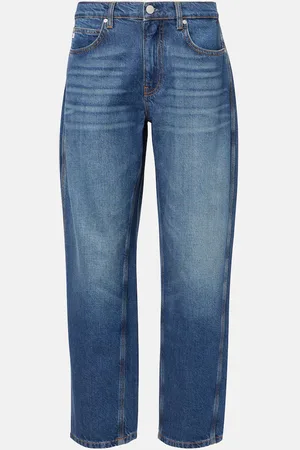 AG Jeans Jeans anchos cropped Le mans de tiro alto