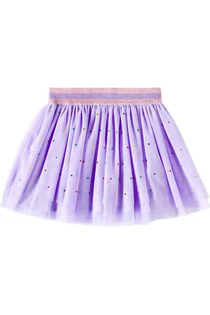 Stella McCartney Falda de tul adornada