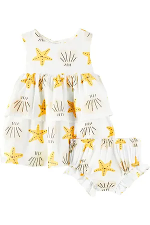 FÁBULA Fábula Bebé - set de vestido y braga estampados