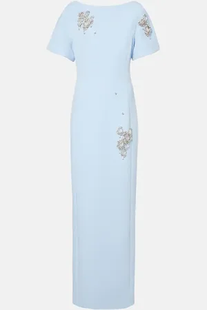 Safiyaa Vestido de cóctel Lacin con cristales