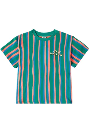Jelly Mallow Camiseta JM en jersey de algodón a rayas