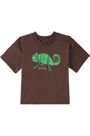 Mini Rodini Camiseta de jersey de algodón estampada