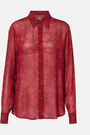 DRIES VAN NOTEN Camisa en jacquard floral